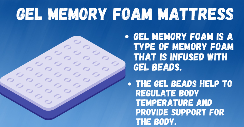 12.5 crystal gel memory foam mattress